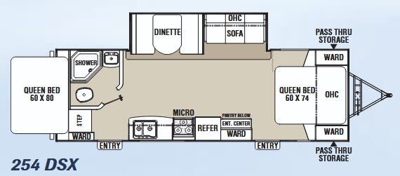 View 2014 Coachmen Freedom Express Ultra Lite 254 DSX complete specs and manufacturer brochures