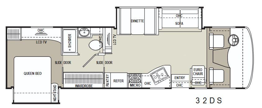View 2014 Coachmen Mirada 32DS complete specs and manufacturer brochures