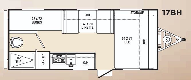 View 2014 Forest River Viking 17BH complete specs and manufacturer brochures