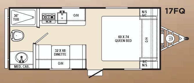 View 2014 Forest River Viking 17FQ complete specs and manufacturer brochures