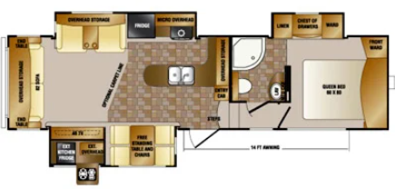 View 2014 CrossRoads Cruiser CF305RS complete specs and manufacturer brochures