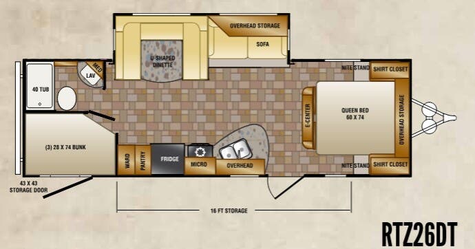 View 2014 CrossRoads Rezerve RTZ26DT complete specs and manufacturer brochures