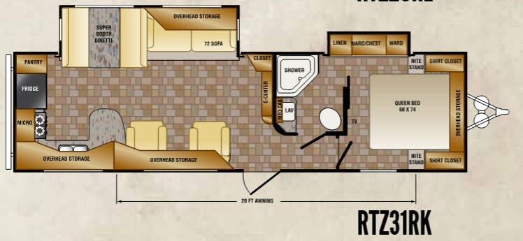 View 2014 CrossRoads Rezerve RTZ31RK complete specs and manufacturer brochures