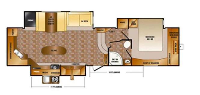 View 2014 CrossRoads Sunset Trail Reserve SF34RK complete specs and manufacturer brochures
