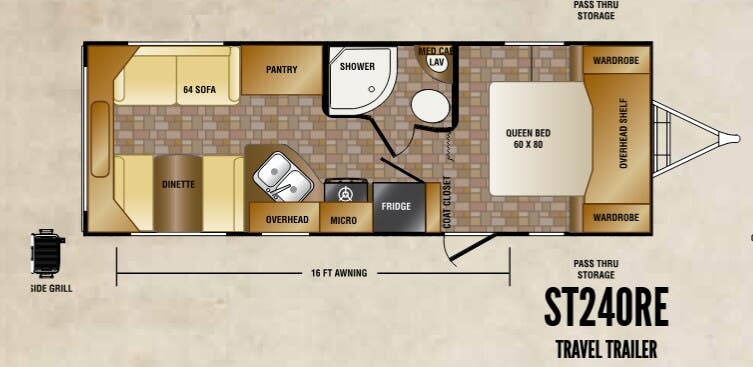 View 2014 CrossRoads Sunset Trail Super Lite ST240RE complete specs and manufacturer brochures