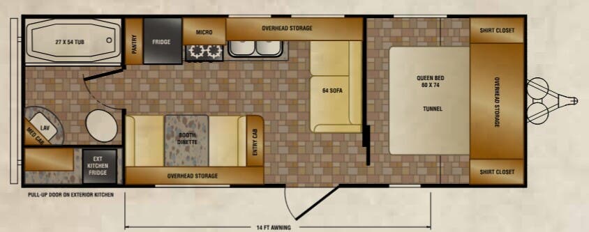 View 2014 CrossRoads Z-1 ZT231FB complete specs and manufacturer brochures