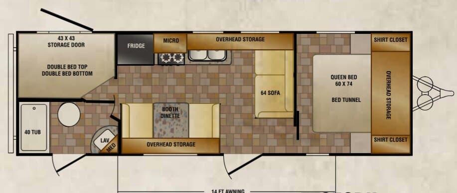 View 2014 CrossRoads Z-1 ZT252BH complete specs and manufacturer brochures