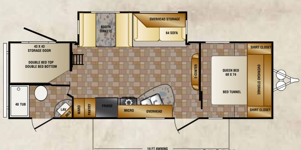 View 2014 CrossRoads Z-1 ZT272BH complete specs and manufacturer brochures