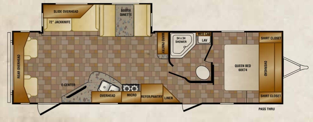 View 2014 CrossRoads Z-1 ZT291RL complete specs and manufacturer brochures