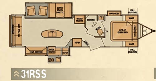 View 2014 Cruiser RV Enterra 31RSS complete specs and manufacturer brochures