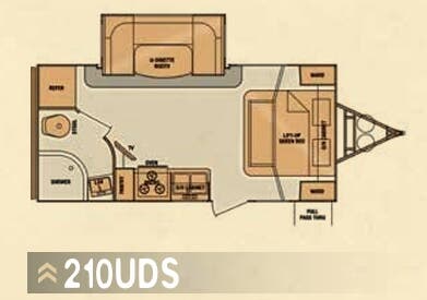View 2014 Cruiser RV Fun Finder 210UDS complete specs and manufacturer brochures