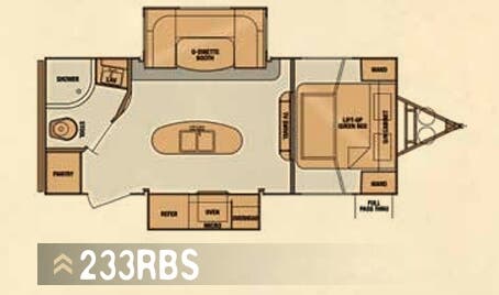 View 2014 Cruiser RV Fun Finder 233RBS complete specs and manufacturer brochures
