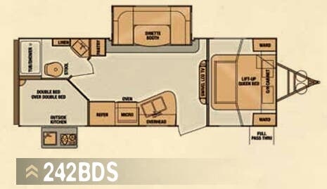 View 2014 Cruiser RV Fun Finder 242BDS complete specs and manufacturer brochures