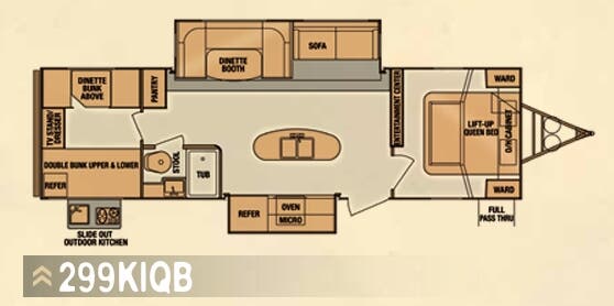 View 2014 Cruiser RV Fun Finder 299KIQB complete specs and manufacturer brochures