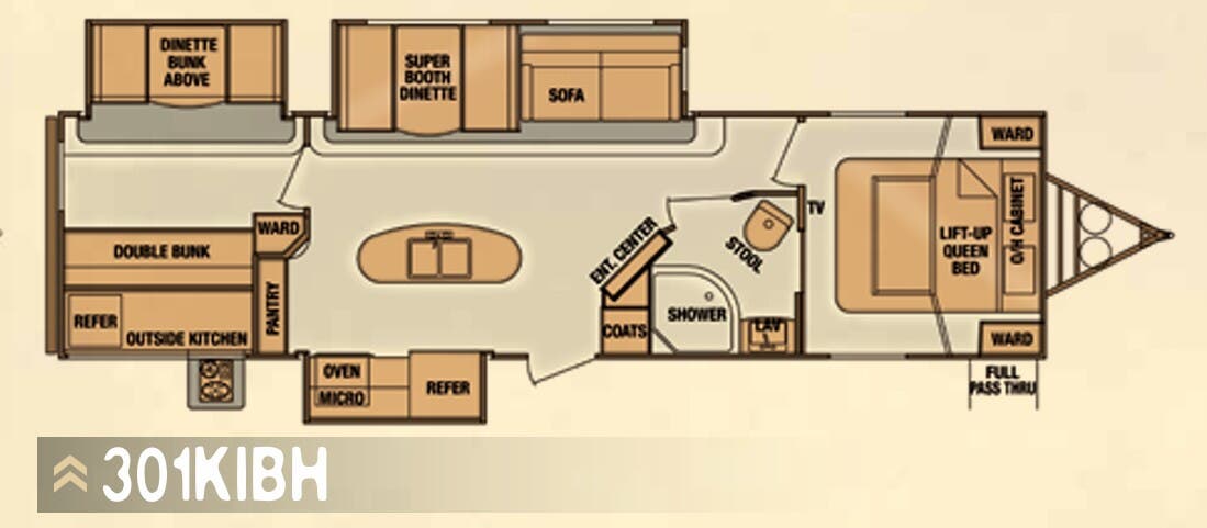 View 2014 Cruiser RV Fun Finder 301KIBH complete specs and manufacturer brochures