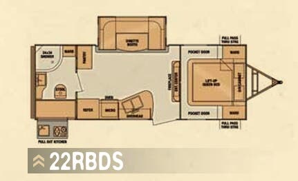 View 2014 Cruiser RV ViewFinder Signature 22RBDS complete specs and manufacturer brochures