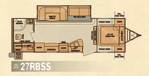 View 2014 Cruiser RV ViewFinder Signature 27RBSS complete specs and manufacturer brochures