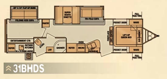 View 2014 Cruiser RV ViewFinder Signature 31BHDS complete specs and manufacturer brochures