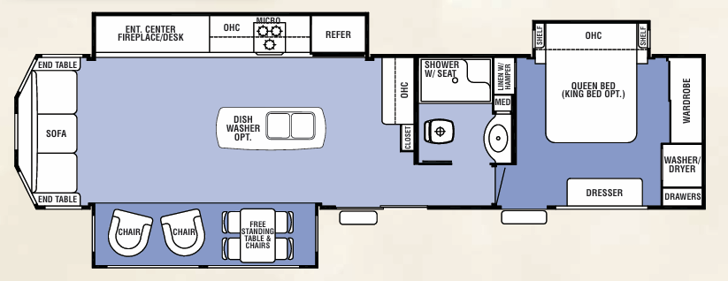 View 2014 Forest River Cedar Creek Cottage 40CRS complete specs and manufacturer brochures