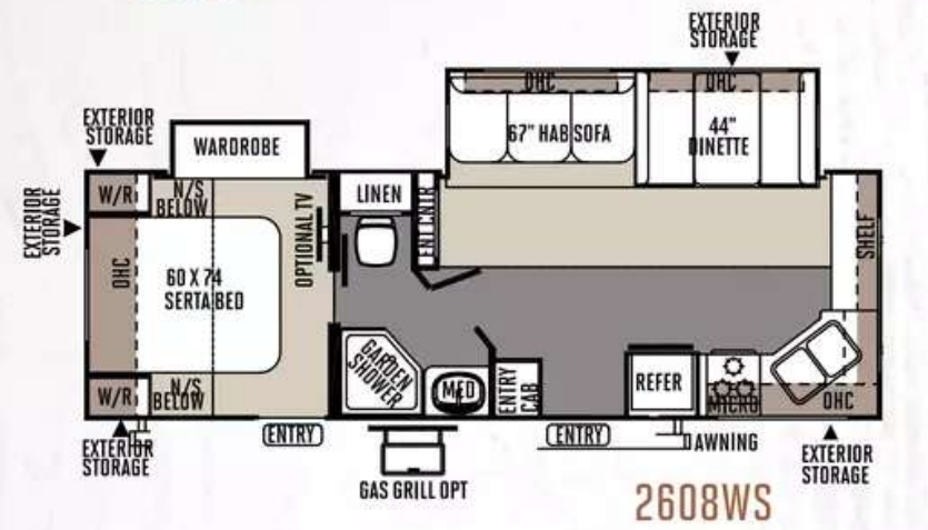 View 2014 Forest River Rockwood Ultra Lite 2608WS complete specs and manufacturer brochures