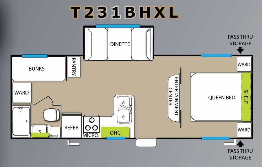 View 2014 Forest River Salem Cruise Lite 231BHXL complete specs and manufacturer brochures
