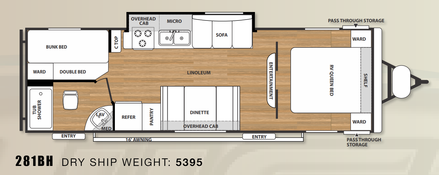 View 2014 Forest River Salem Cruise Lite 281BHXL complete specs and manufacturer brochures