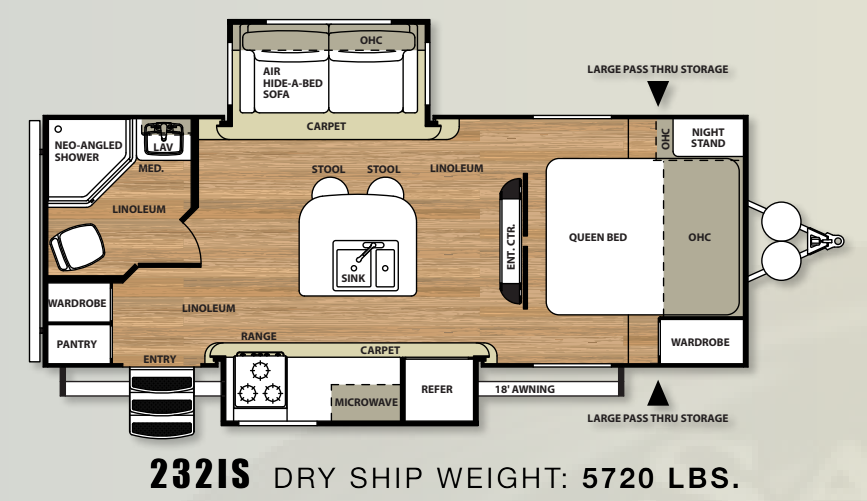 View 2014 Forest River Salem Hemisphere Lite 232IS complete specs and manufacturer brochures