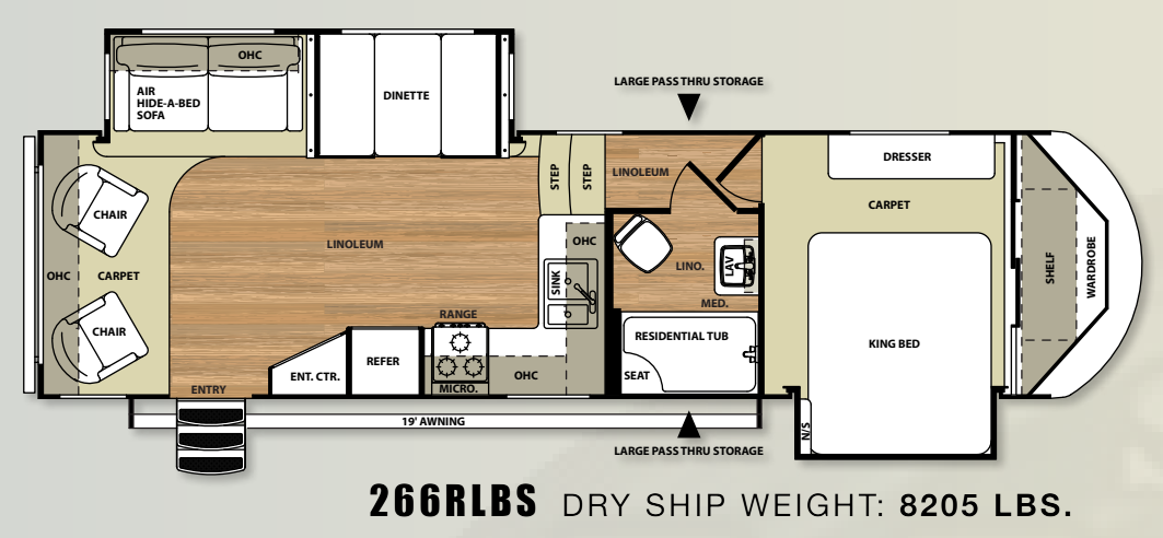 View 2014 Forest River Salem Hemisphere Lite 266RLBS complete specs and manufacturer brochures