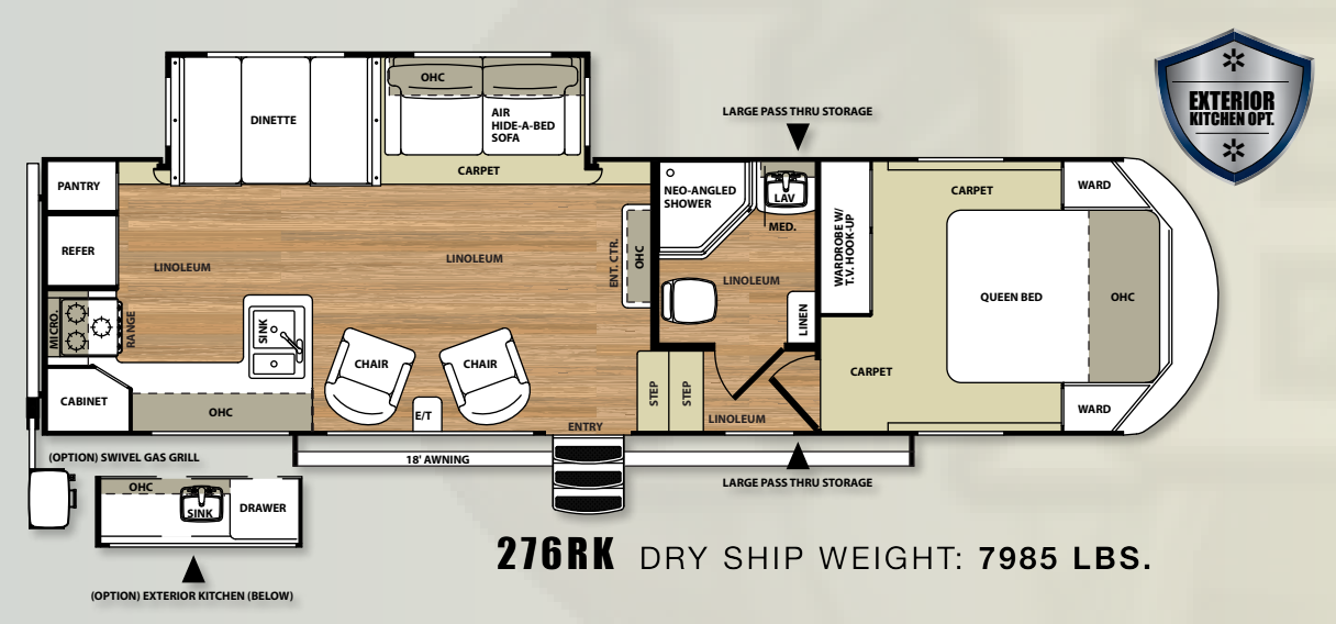 View 2014 Forest River Salem Hemisphere Lite 276RK complete specs and manufacturer brochures