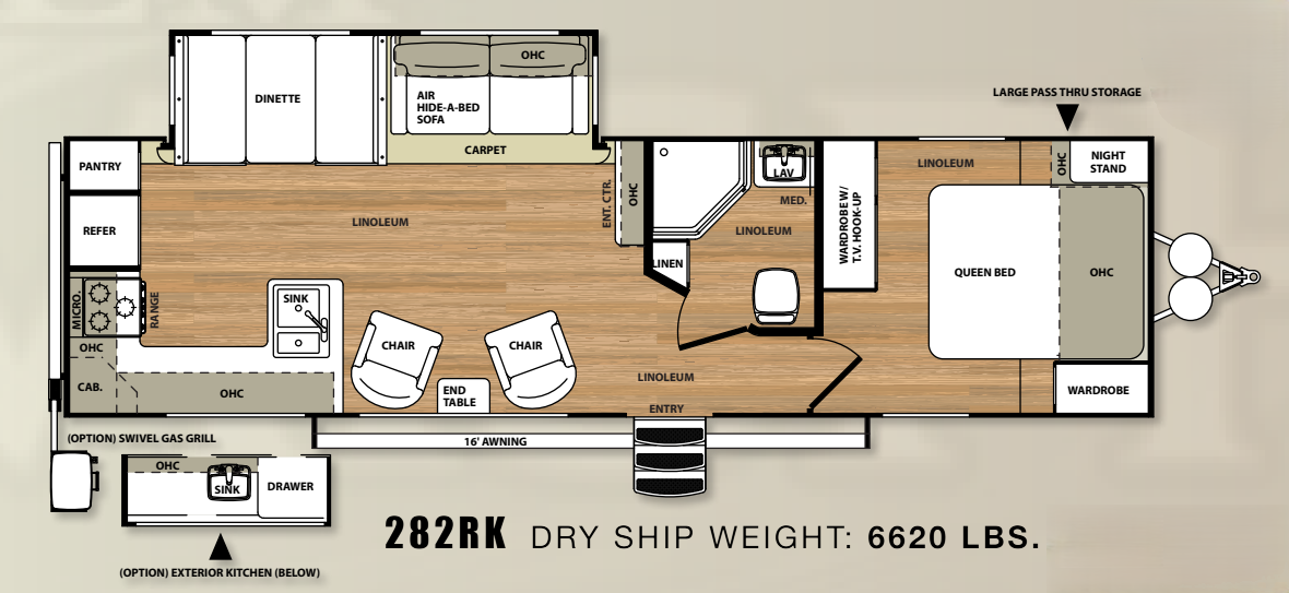 View 2014 Forest River Salem Hemisphere Lite 282RK complete specs and manufacturer brochures