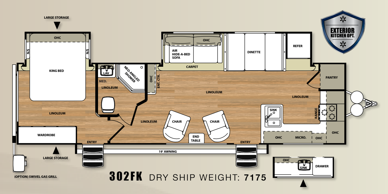 View 2014 Forest River Salem Hemisphere Lite 302FK complete specs and manufacturer brochures