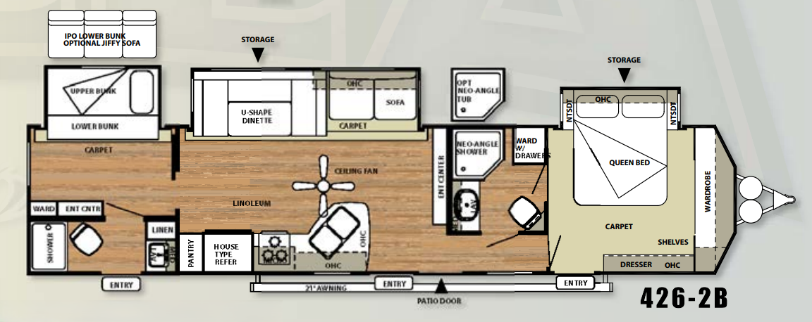 View 2014 Forest River Salem Villa 426-2B complete specs and manufacturer brochures