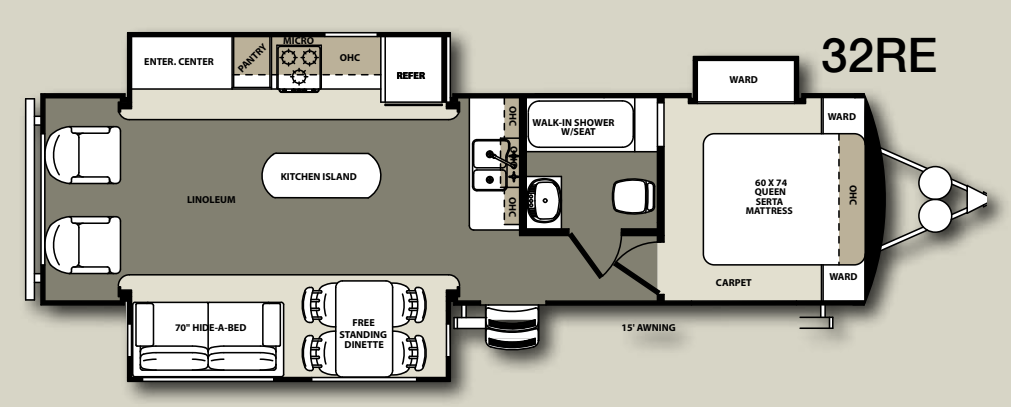 View 2014 Forest River Sandpiper Select 32RE complete specs and manufacturer brochures