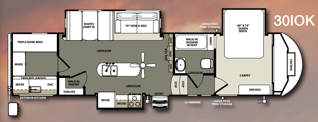 View 2014 Forest River Sierra Select 30IOK complete specs and manufacturer brochures