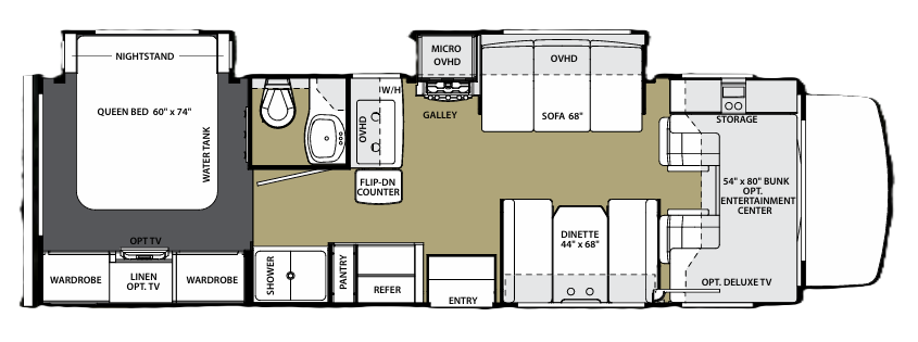 View 2014 Forest River Sunseeker 2860DS (Chevy) complete specs and manufacturer brochures