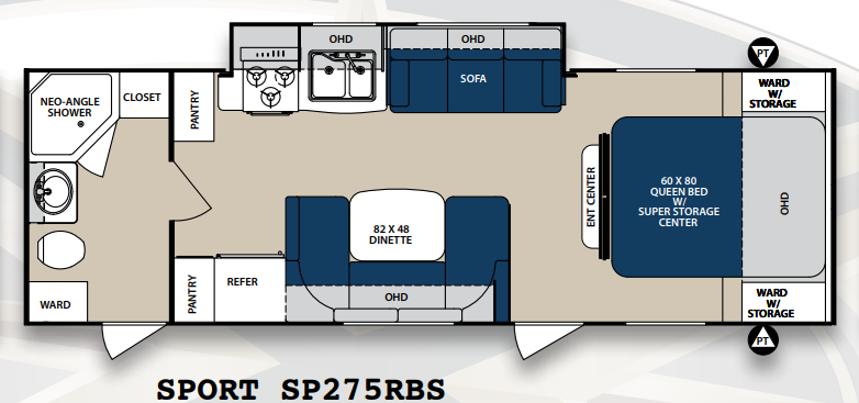 View 2014 Forest River Surveyor Sport SP275RBS complete specs and manufacturer brochures