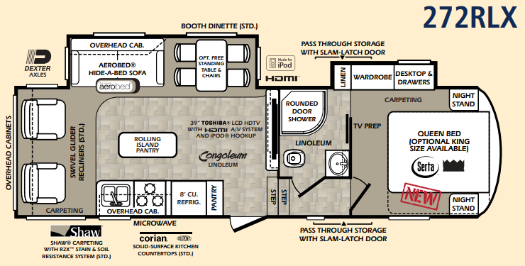View 2014 Forest River Wildcat eXtraLite 272RLX complete specs and manufacturer brochures
