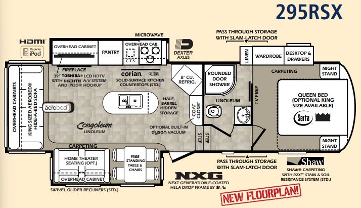 View 2014 Forest River Wildcat eXtraLite 295RSX complete specs and manufacturer brochures