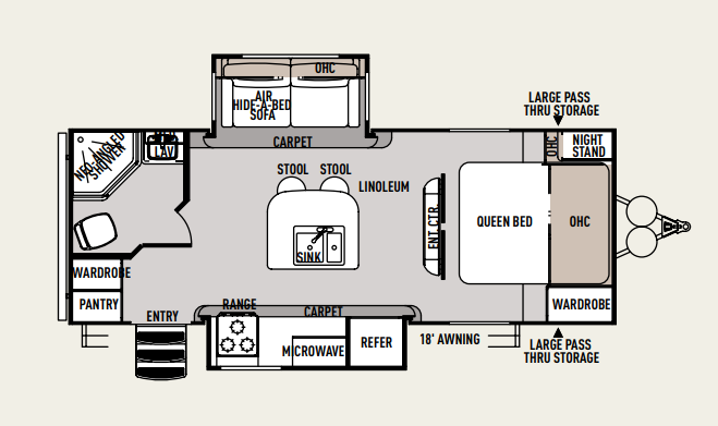 View 2014 Forest River Wildwood Heritage Glen Lite 232IS complete specs and manufacturer brochures