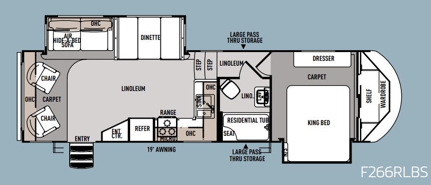 View 2014 Forest River Wildwood Heritage Glen Lite 266RLBS complete specs and manufacturer brochures