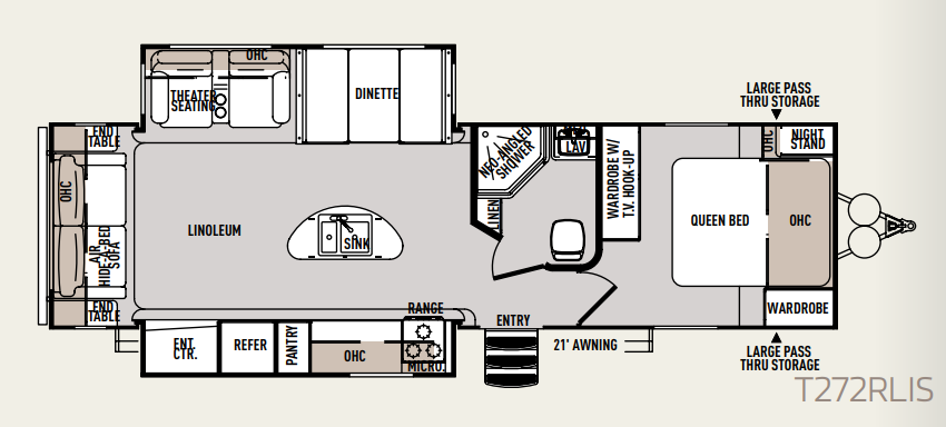 View 2014 Forest River Wildwood Heritage Glen Lite 272RLIS complete specs and manufacturer brochures