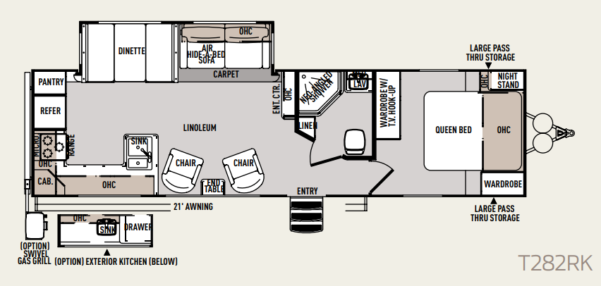 View 2014 Forest River Wildwood Heritage Glen Lite 282RK complete specs and manufacturer brochures