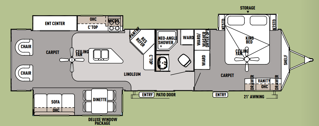 View 2014 Forest River Wildwood Lodge 393RLT complete specs and manufacturer brochures