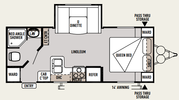 View 2014 Forest River Wildwood X-Lite 231RBXL complete specs and manufacturer brochures