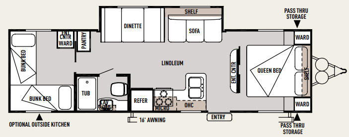 View 2014 Forest River Wildwood X-Lite 272QBXL complete specs and manufacturer brochures