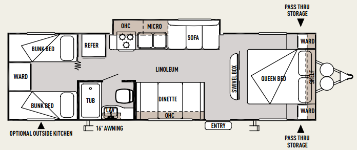 View 2014 Forest River Wildwood X-Lite 281QBXL complete specs and manufacturer brochures
