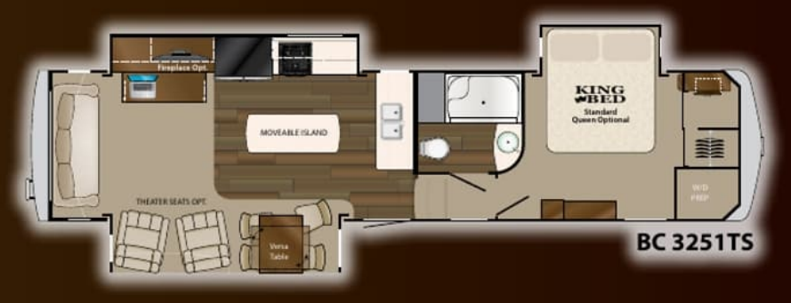 View 2014 Heartland Big Country Pearl Edition 3251TS complete specs and manufacturer brochures
