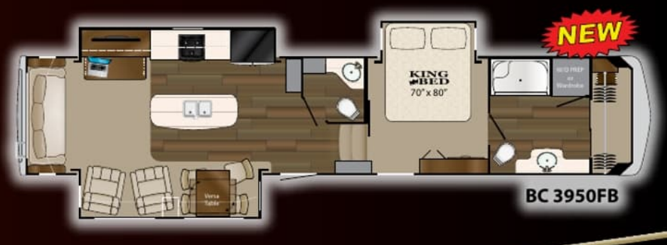 View 2014 Heartland Big Country Pearl Edition 3950FB complete specs and manufacturer brochures