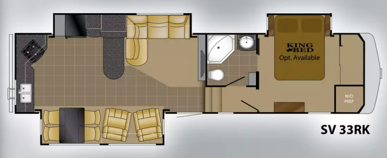 View 2014 Heartland Bighorn Silverado 33RK complete specs and manufacturer brochures
