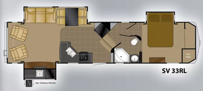 View 2014 Heartland Bighorn Silverado 33RL complete specs and manufacturer brochures